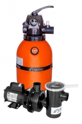 Filtro E Bomba Para Piscina 19 Mil Litros Motor Weg Nautilus