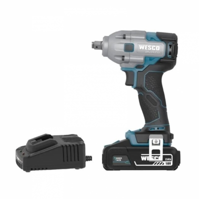 CHAVE DE IMPACTO BRUSHLESS ENCAIXE 1/2 BATERIA 18V 350 NM WS2407.1 WESCO