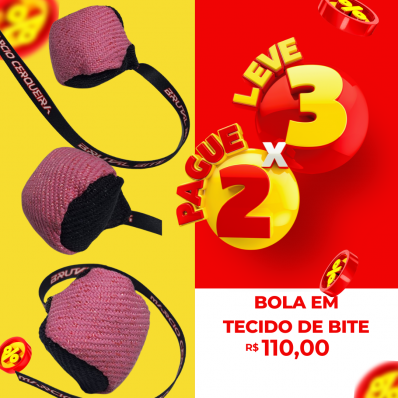 BOLA DE TECIDO DE BITE (PAGUE 2 LEVE 3)