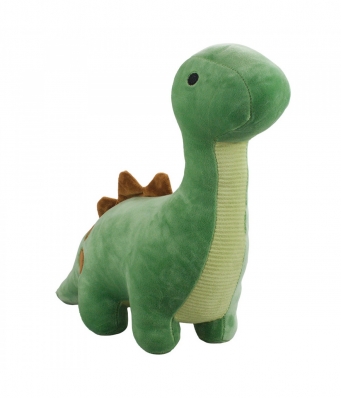 Dinossauro Verde Pescoçudo 37cm - Pelúcia Macia Fofy Toys