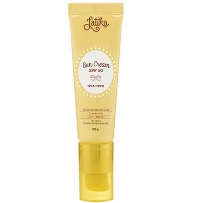 Latika Sun Cream FPS 50 - Protetor Solar Facial 30g