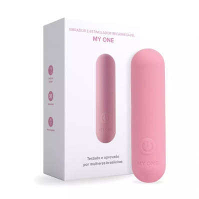 VIBRADOR POTENTE MINI RECARREGÁVEL 10 MODOS