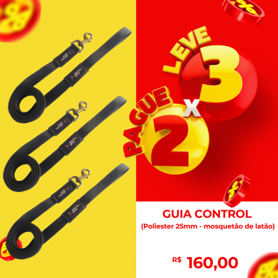 GUIA CONTROL PAGUE 2 LEVE 3 (Poliester 25mm - mosquetão de latão)