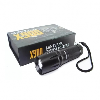 LANTERNA TATICA LK-X900 58000W/150000 LUMENS COM CARREGADOR