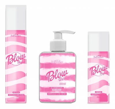 KIT BLOW GIRL(HIDRATANTE +PERFUME +BODY SPLASH)