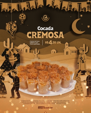 Mini Sobremesa de Cocada Cremosa