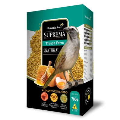REINO DAS AVES SUPREMA TRINCA FERRO NATURAL - 700 G