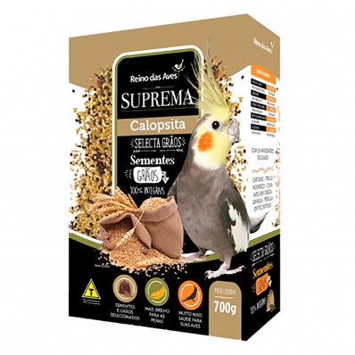 REINO DAS AVES SUPREMA CALOPSITA SELECTA - 700 G