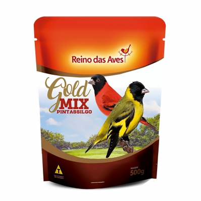 REINO DAS AVES PINTASSILGO GOLD MIX - 500 G