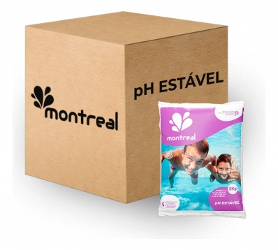 Caixa 10 Unid. pH Estável Montreal 2kg Aumenta Alcalinidade