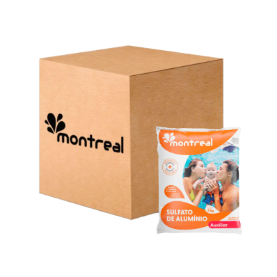 Caixa Kit 10 Montreal Sulfato de Alumínio Decantador 2kg