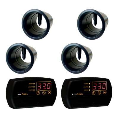 Kit 2 Control Digital Temp MMZ1373N 4 Luvas p/sensor de Temp