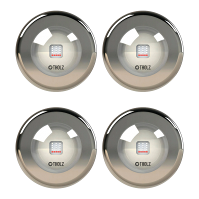 KIT 4 Refletor LED RGB 10W - Tholz Linha Premium