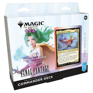 MTG FINAL FANTASY - COMMANDER DECK DE COLECIONADOR REVIVAL TRANCE (RWB) INGLES