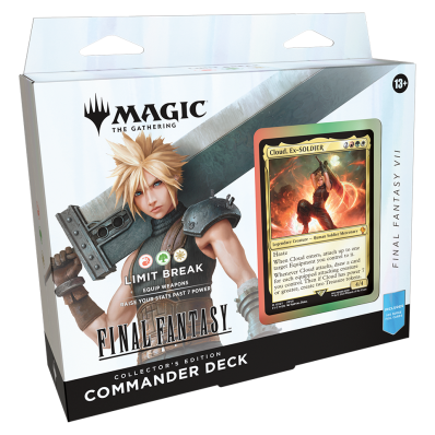 MTG FINAL FANTASY - COMMANDER DECK DE COLECIONADOR LIMIT BREAK (RGW) INGLES