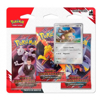 POKEMON EV10 RIVAIS PREDESTINADOS TRIPLO PACK KANGASKHAN 
