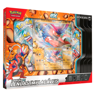 POKEMON BOX LENDAS IMPLACAVEIS KORAIDON EX