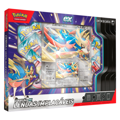 POKEMON BOX LENDAS IMPLACAVEIS ZACIAN EX