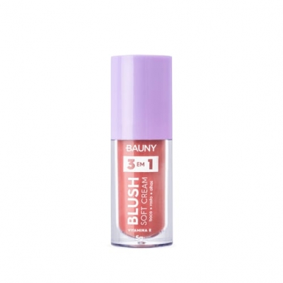 Bauny Soft Cream - Blush Líquido Soft 3 Em 1 5g Sunny