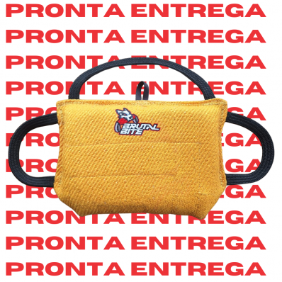 TRAVESSEIRO DE MORDIDA JR AMARELO (PRONTA ENTREGA) 