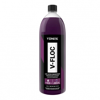 V-FLOC 1,5L SHAMPOO AUTOMOTIVO NEUTRO CONCENTRADO 1,5 LITROS V-FLOC VONIXX 