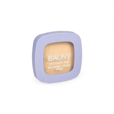 Bauny Cosméticos com FPS 25 030 - Pó Compacto Matte 10g