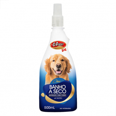 Banho A Seco Caes Colosso Pet 500 Ml