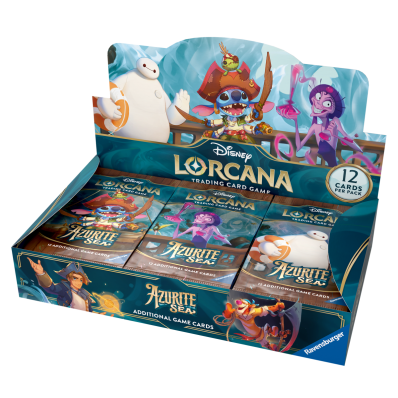 DISNEY LORCANA: AZURITE SEA - BOOSTER BOX - INGLÊS