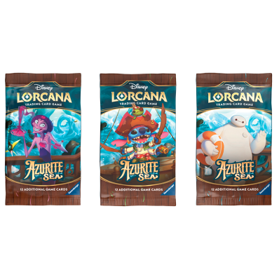 DISNEY LORCANA: AZURITE SEA - BOOSTER - INGLÊS