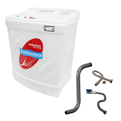 Kit Sauna Gerador Vapor 9kw Bifásico e Instalação de Inox