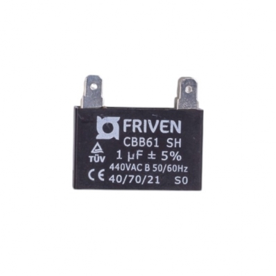 CAPACITOR 1UF 450V QUADRADO - FRIVEN