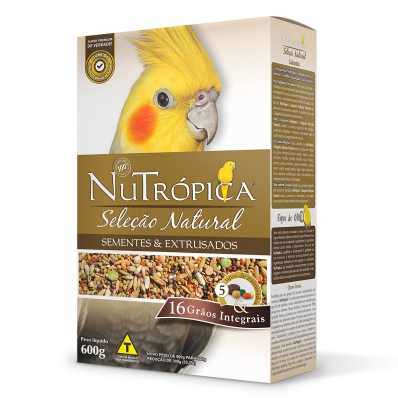 NUTRÓPICA SELEÇÃO NATURAL CALOPSITA - 600 G