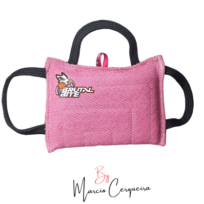 TRAVESSEIRO ANATÔMICO FILHOTE ROSA (TECIDO DE BITE)