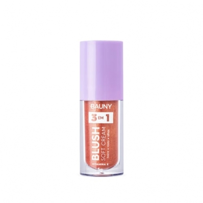 Bauny - Blush Líquido Soft Cream 3 em 1 Bossy - 5g