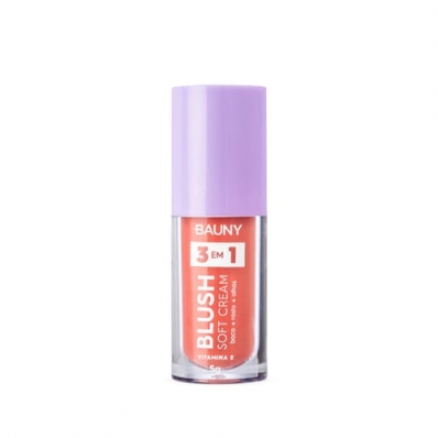 Bauny - Blush Líquido Soft Cream 3 em 1 Wishes - 5g