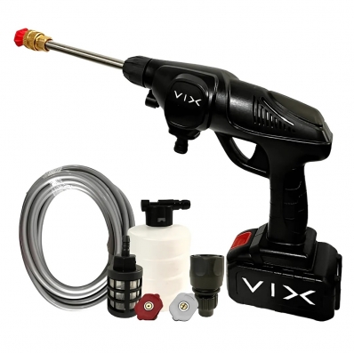 PISTOLA DE LIMPEZA VIX C/UMA BATERIA 