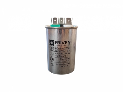 CAPACITOR DUPLO 20 + 2,5 UF 440V