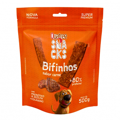 QUATREE SNACKS BIFINHOS SABOR CARNE 500G