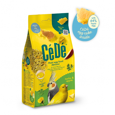 CéDé - EGGFOOD PREMIUM ALL ROUND - Ervas e Maçã - 200 g