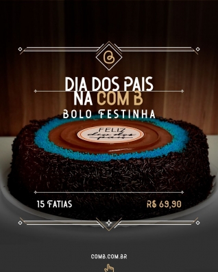 Bolo Festinha dia dos Pais