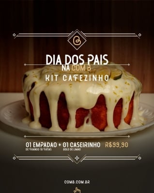 Kit Cafézinho (bolinho + empadão)
