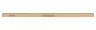 Régua de madeira natural mdf 100cm com pegador