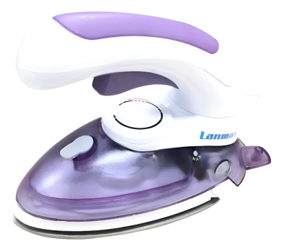 Mini Ferro De Passar Vertical Viagem Roxo