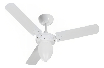 Ventilador De Teto Tron Pera New 3 Pás Branco Casa Apartamen Diâmetro 980 mm Frequência 60 Material das pás MDF
