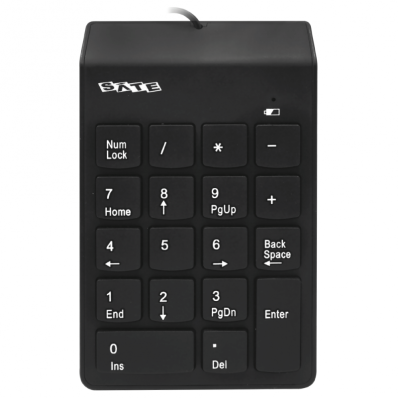 Teclado Numerico Sate AK-184 USB Preto
