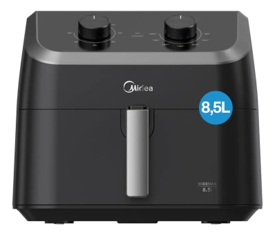 Fritadeira Air Fryer 8,5l Widemax Com Cesto Antiaderente Blackstone, 1900w Midea