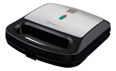 Sanduicheira Elétrica Pt Inox Black+ Decker Sm800 Cor Preto/Inox