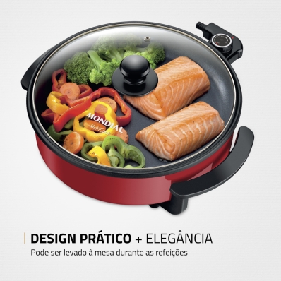 Panela Elétrica Redonda, Mondial, 1200W - PE-28