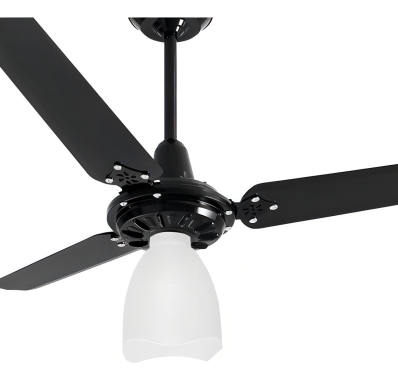 Ventilador De Teto Loren Sid Lumi M3 Preto Com 3 Pás Cor das pás 10 Diâmetro 98 cm Pás de Plástico Pretas