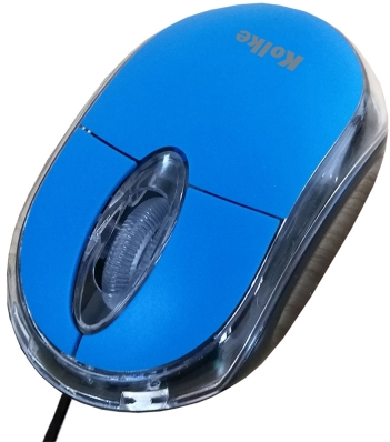 Mouse Kolke KEM-340 USB com Fio - Azul